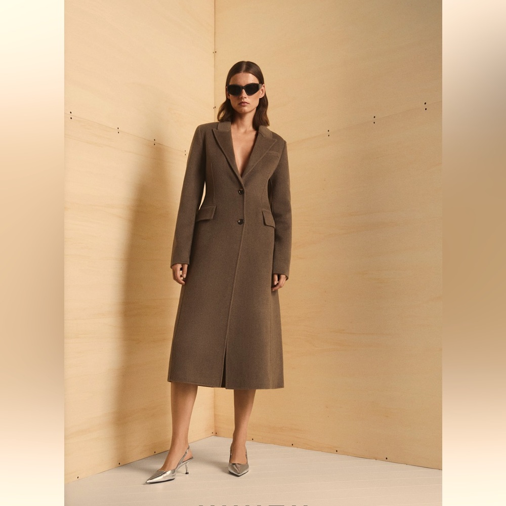 Mango Handmade Wool Coat. Any occasion. Spring/ Fall/ WinterNew Without Tags XS
